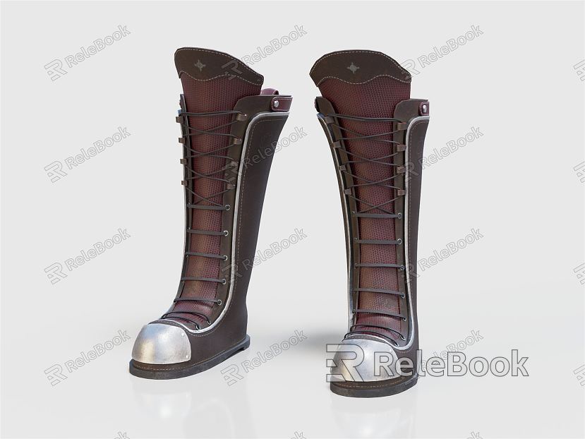 Modern Boots Long Boots model