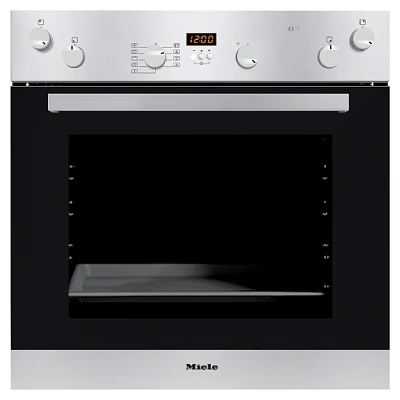 Kitchen Electric Oven Modern Design With Stainless Steel Control Knobs Interior Rack And Baking Tray 3d model