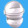 Space Helmet Helmet Astronaut Helmet Sci-fi Helmet Headgear Sci-fi Headgear Hat 3d model