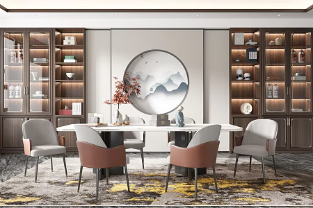 New Chinese Restaurant 3d model