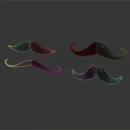 Men's Stylish Black Mustache Collection With Different Unique Shapes And Designs