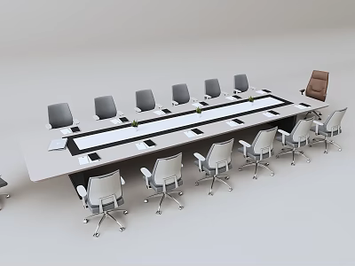 Conference table 3d model