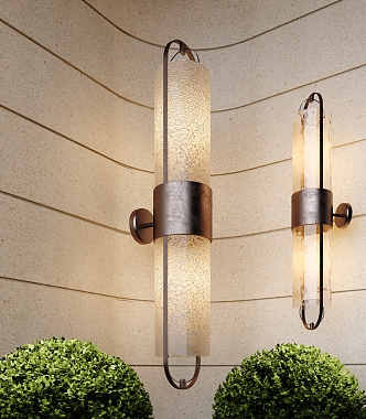 Wall lamp chandelier 3d model