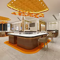 Luxurious Jewelry Store Interior Design Featuring Elegant Display Counters Chandeliers And Comfortable Chairs