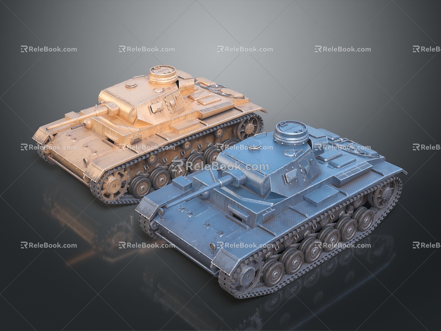 Light Tank Light Armored Tank Modern Tank World War II Tank World War I Tank Heavy Tank 3d model