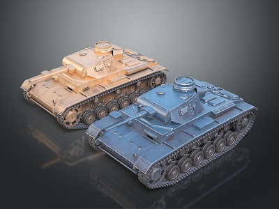 Light Tank Light Armored Tank Modern Tank World War II Tank World War I Tank Heavy Tank 3d model