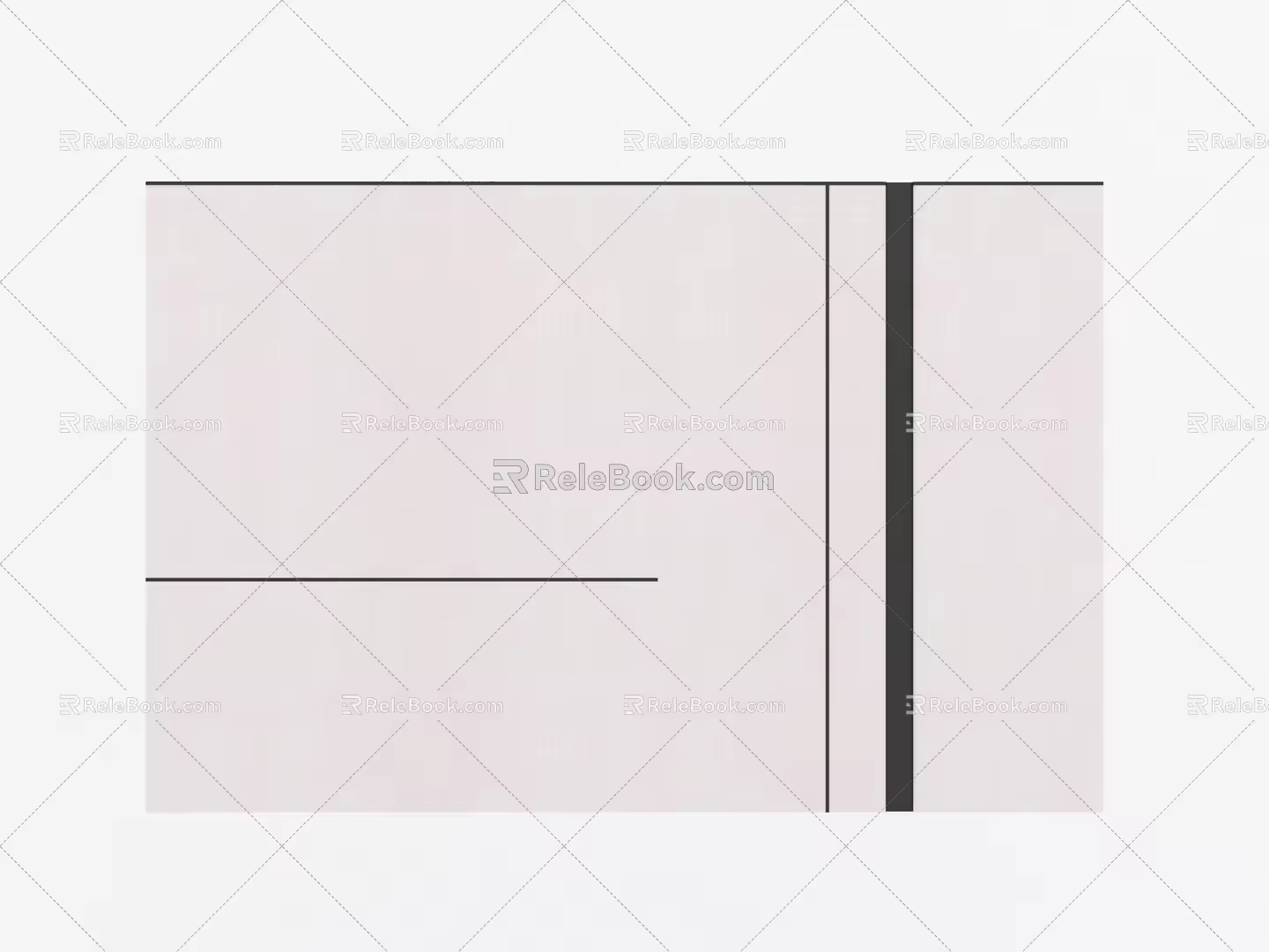Modern New Chinese Style Simple Guest Restaurant Sofa Background Wall 3d model