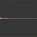 Two Decorative Swords With Ornate Handles And Sharp Metallic Blades