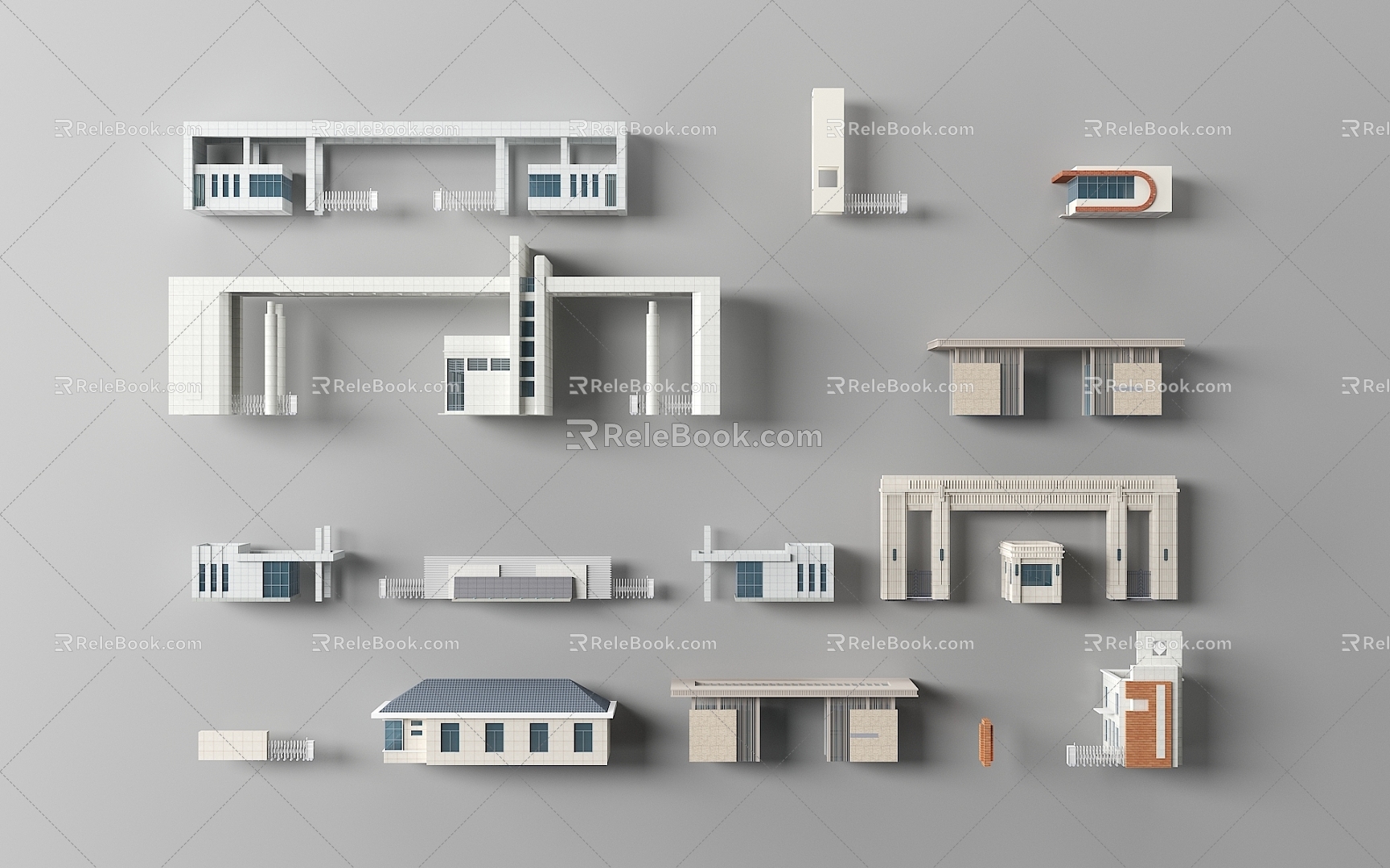 Modern residential gate factory gate school gate guard model