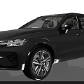 Sleek Black SUV Car With Modern Design LED Headlights And Alloy Wheels