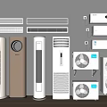 Air Conditioning Wall-mounted Air Conditioning Vertical Air Conditioning Air Conditioning External Air Conditioning Hanging Air Conditioning Cabinet Hanging Air Conditioning 3d model