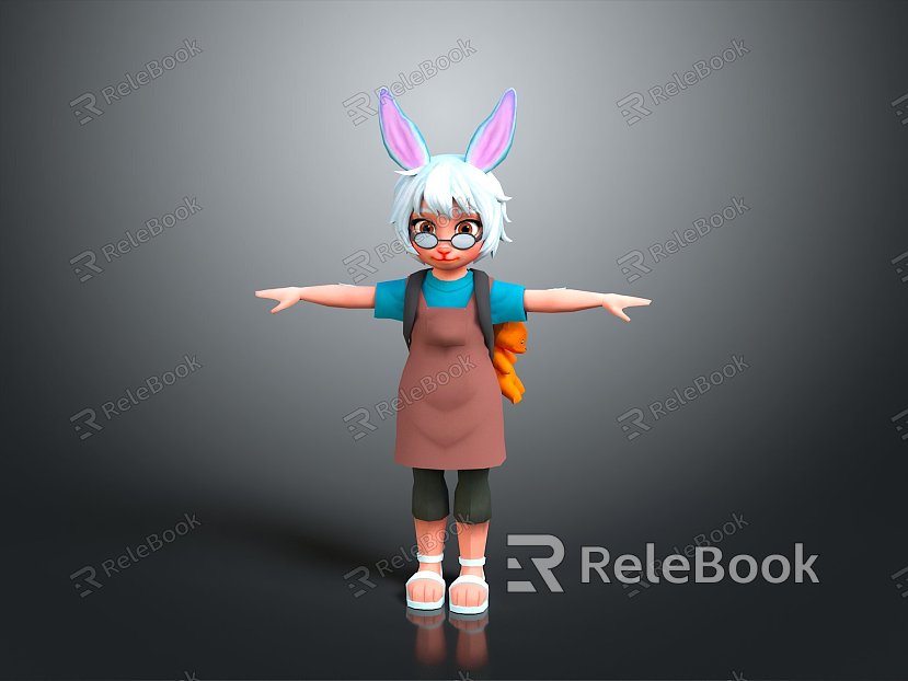 Cartoon Characters Cartoon Animals Cartoon Small Animals Game Characters Virtual Characters Animation Characters Cartoon Elves model