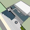 Modern Sales Office Building 3d model