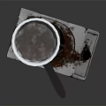 Silver Metallic Cup On Textured Metal Heating Plate For Daily Household Items