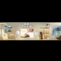 Modern Tobacco And Alcohol Store Design With Curved Exterior Display Shelves And Lighting