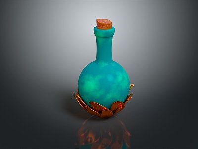 Potion Drug Magic Bottle Blood Bottle Magic Potion Plus Blood Potion Plus Magic Potion Water Energy Bottle 3d model