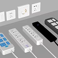 Modern Socket Plux 3d model