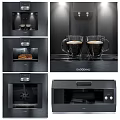 GAGGENAU Built in Kitchen Appliances With Coffee Maker And Oven Design