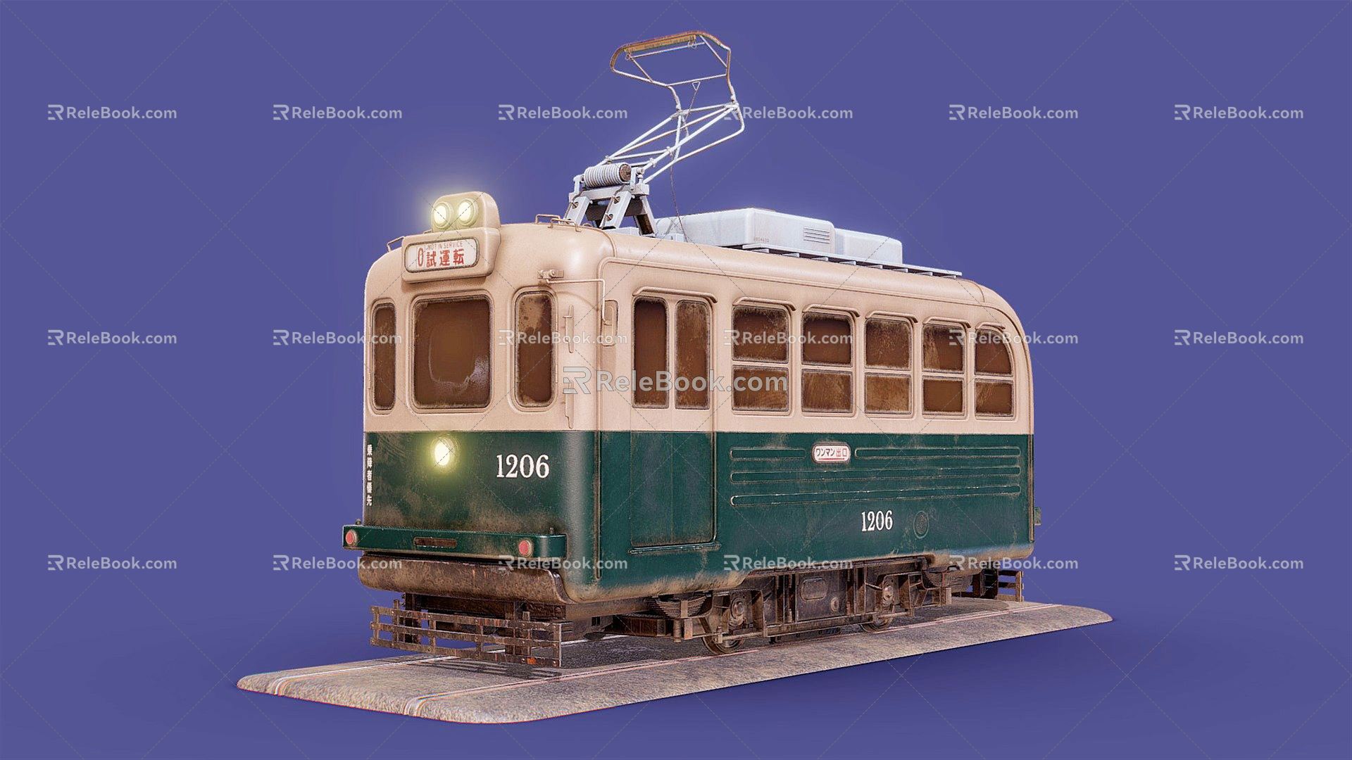 INDUSTRIAL LOFT TRAIN TRAIN 3d model