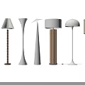 Modern Floor Lamps With Various Designs And Different Style Features 3d model
