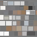 Various Textured Decorative Panels With Multiple Color Options For Interior Design