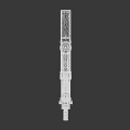 Intricately Engraved Rifle With Detailed Pattern And Metallic Structural Design
