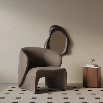 modern leisure chair 3d model