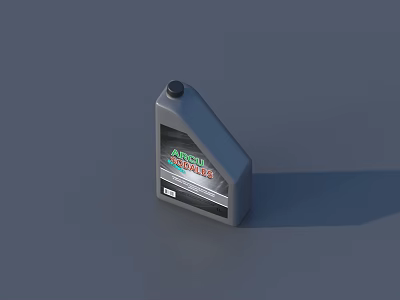 Public Facility Maintenance Equipment With Super Lubricant Oil Bottle For Upkeep 3d model