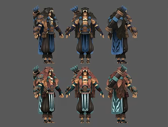 Hunter Hunting Man 3d model