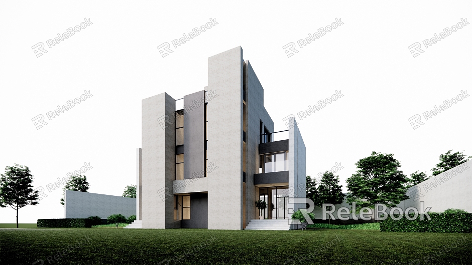 Modern Villa Elegant Luxury Villa model