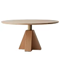 Modern Dining Table Round Table Middle Ancient Round Table Side Table Leisure Table 3d model