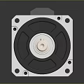 Heavy Duty Industrial Electric Motor With Flange Mounting And Shaft Housing Design