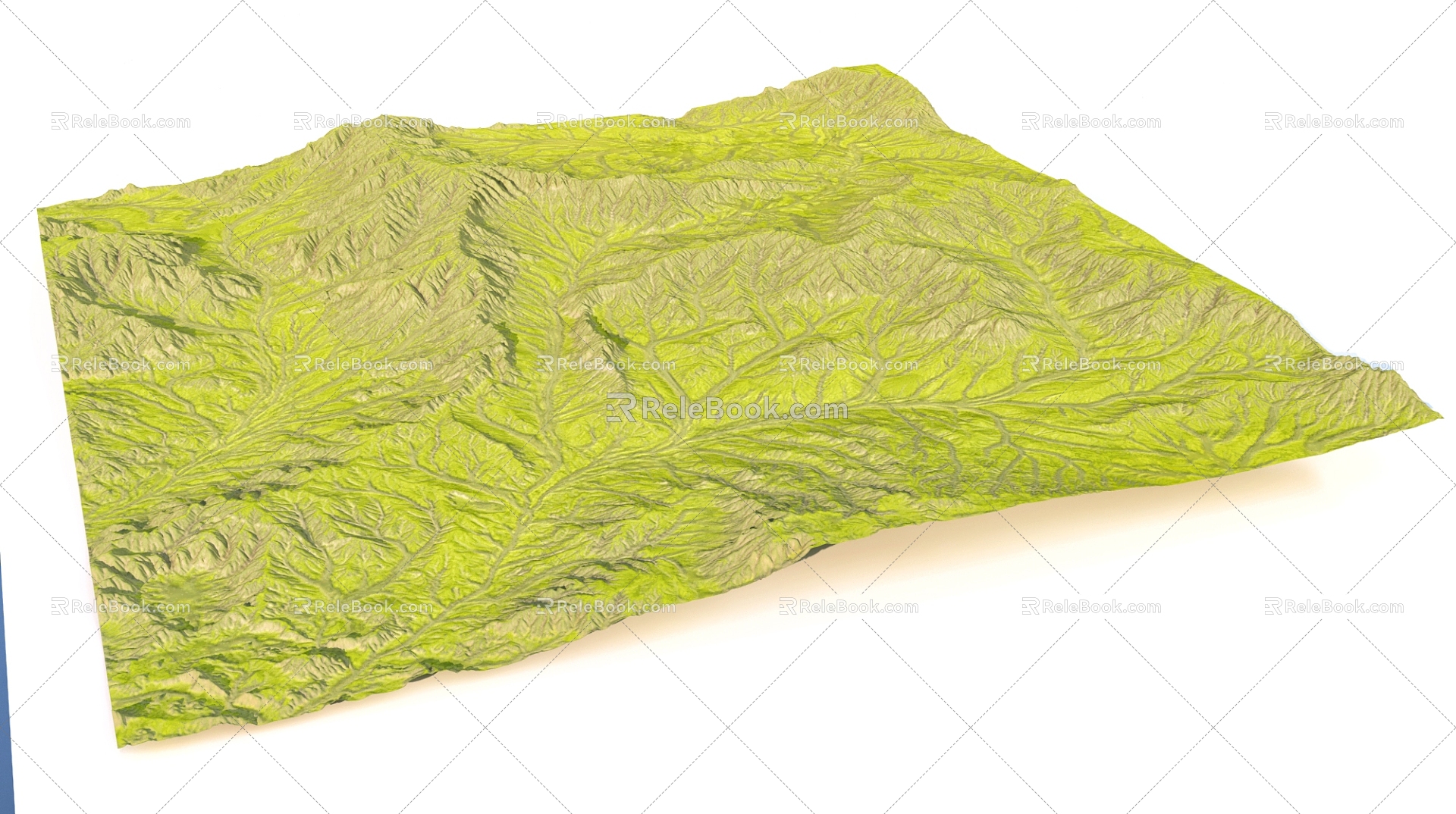 Mountain Grassland 3d model