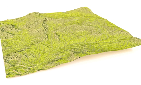 Mountain Grassland 3d model