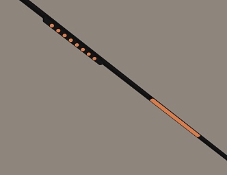 Track lights 3d model