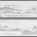 Modern Background Wall With Dot Pattern Landscape Design In Gray White Color 3d model