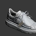 shoes sneaker sneakers board shoes dior 3d model