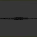 Modern Sniper Rifle With Tactical Scope And Ergonomic Design Features 3d model