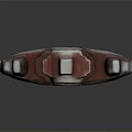 Detailed Sword Weapon With Red Hilt And Metal Blade Design Features
