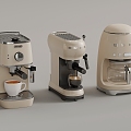 Coffee machine combination 3d model