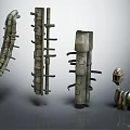 Modern Pipeline Sci-Fi Pipeline 3d model