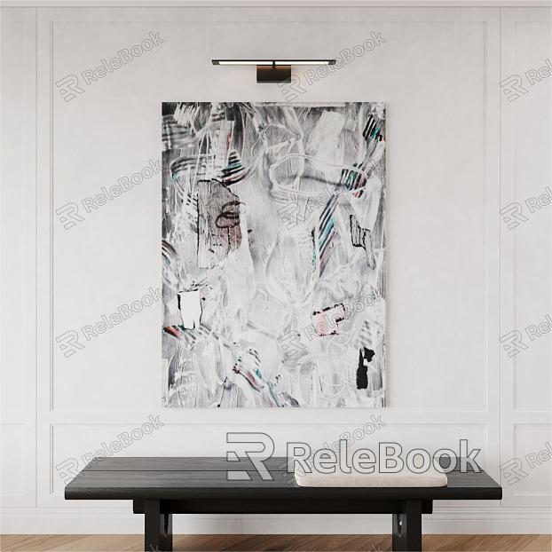 modern decorative painting model