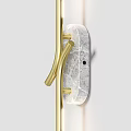 Modern Wall Lamps With Black Gold Silver Metal Finishes For Home Decor
