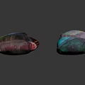Polished Colorful Gemstones With Various Colors Shiny Surfaces On