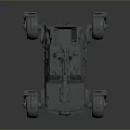 Self-made armed car modified car modified car chariot doomsday car self-made car self-made car modified car 3d model