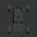 Self-made armed car modified car modified car chariot chariot doomsday car self-made car self-made car modified car 3d model