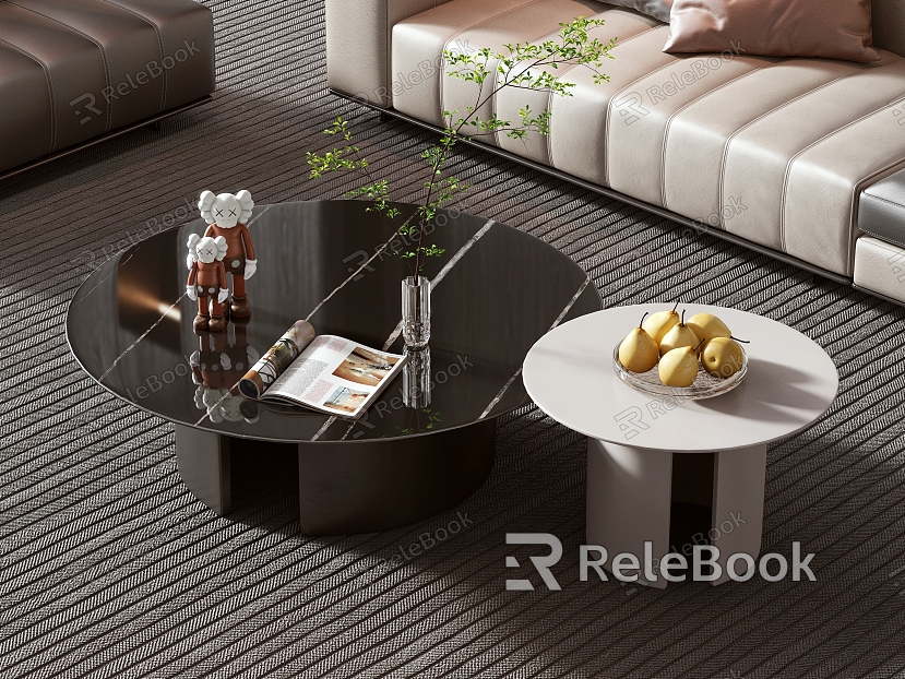 Modern coffee table model