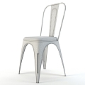 Single Chair Ironwork Chair Old Chair Leisure Chair 3d model