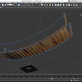 Rustic Wooden Suspension Bridge With Rope Railings Log Posts And Wooden Planks