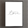 Just Be You Artistic Wall Decor With Stylish Typography Design